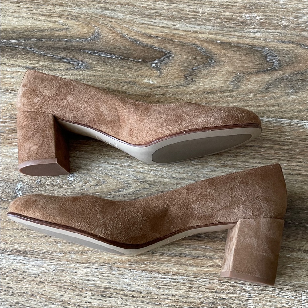 Margaux The Heel in Chesnut Suede - Picture 7 of 14
